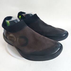 Oofos Oomg Eezee Low Mens Size 12 Black Recovery Athletic Shoes Slides Slip‎ On